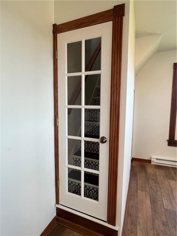 133 Weston Road Grove City, PA 16127 - Photo 28 of 44 Door in kitchen that leads to stairs to bedroom #3.