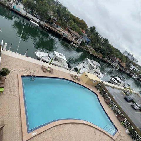 a view of a balcony with an outdoor space