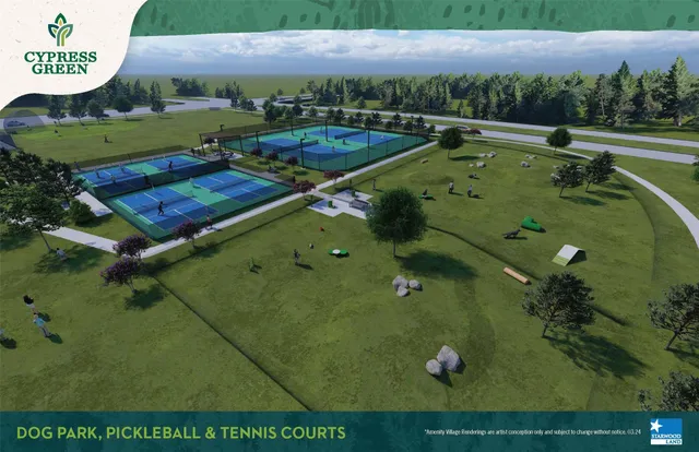 an aerial view of a house with garden space and street view