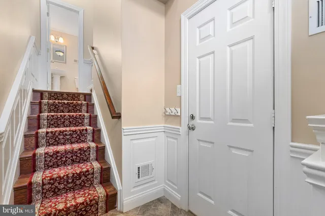 a view of bathroom with a toilet