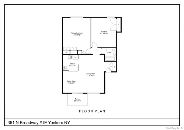 $2,800 | 351 North Broadway, Unit 1E, Yonkers, NY 10701