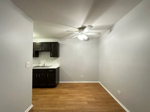 a view of room with flat screen tv