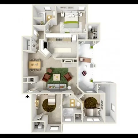 a cabinet with white cabinets and white appliances