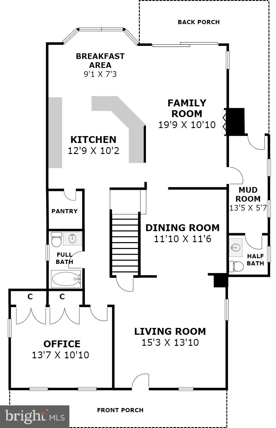 701 Ritchie Avenue Silver Spring, MD 20910 - Photo 39 of 43 Main Level Floor Plan
