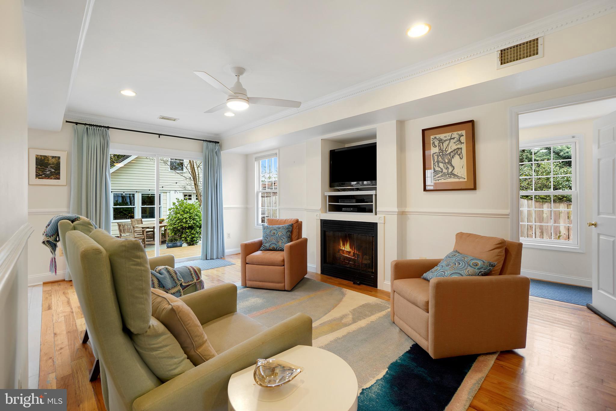 701 Ritchie Avenue Silver Spring, MD 20910 - Photo 7 of 43 Family Room with a Cozy Gas Fireplace