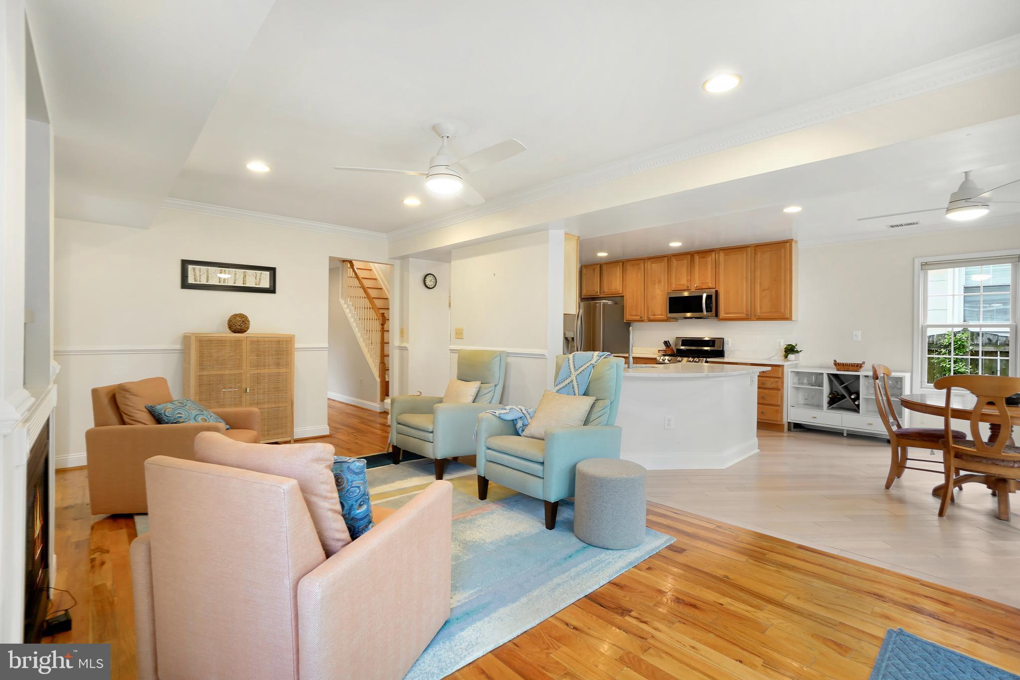 701 Ritchie Avenue Silver Spring, MD 20910 - Photo 8 of 43 Family Room Flows into the Kitchen