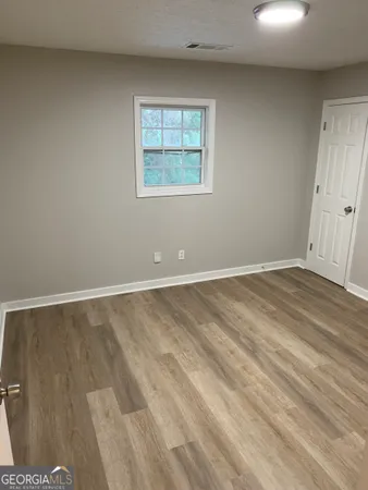 wooden floor in a room