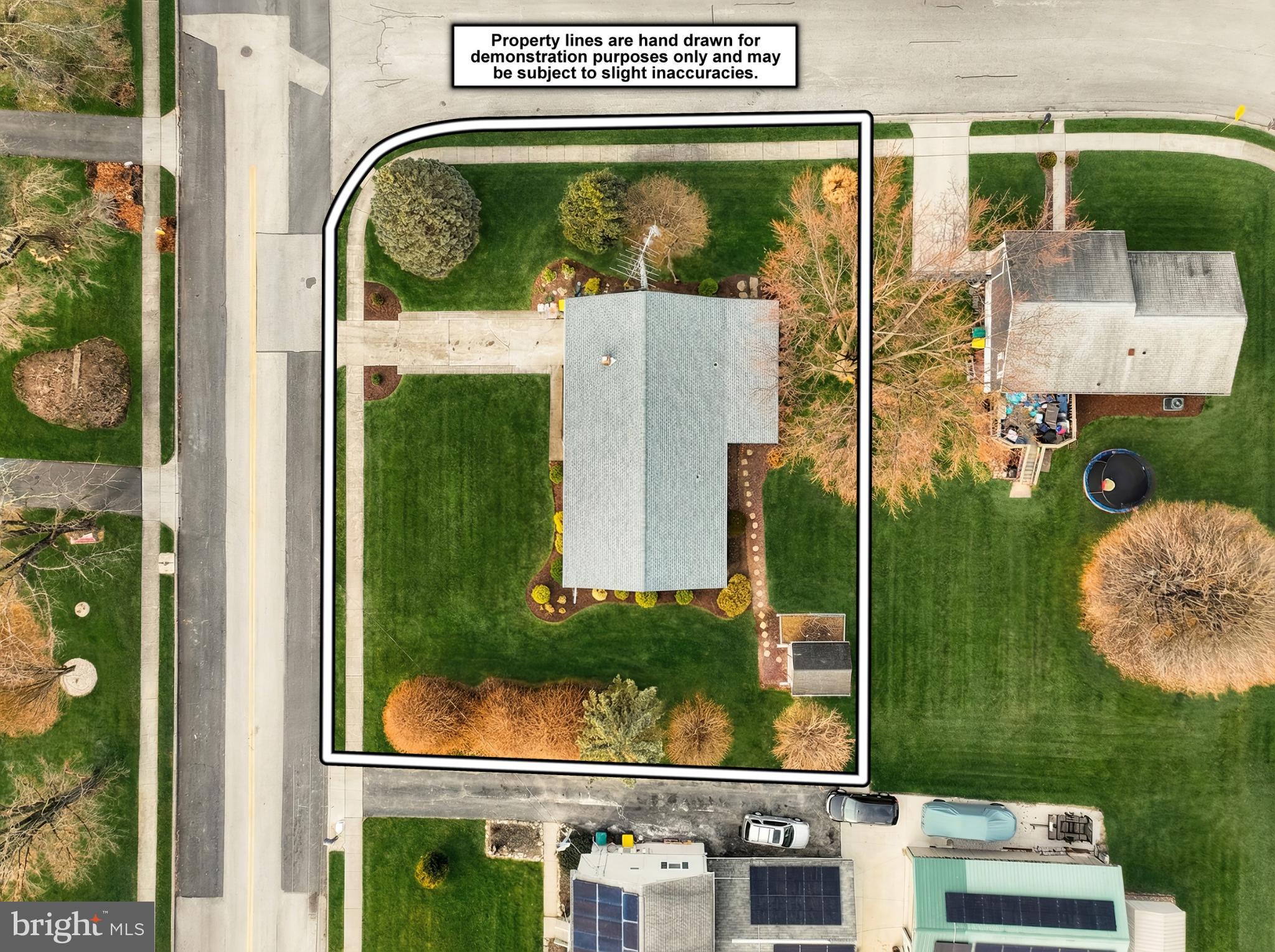 326 Park Heights Boulevard Hanover, PA 17331 - Photo 34 of 35 Aerial view of a charming residential lot.