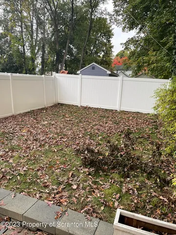 a backyard of a house