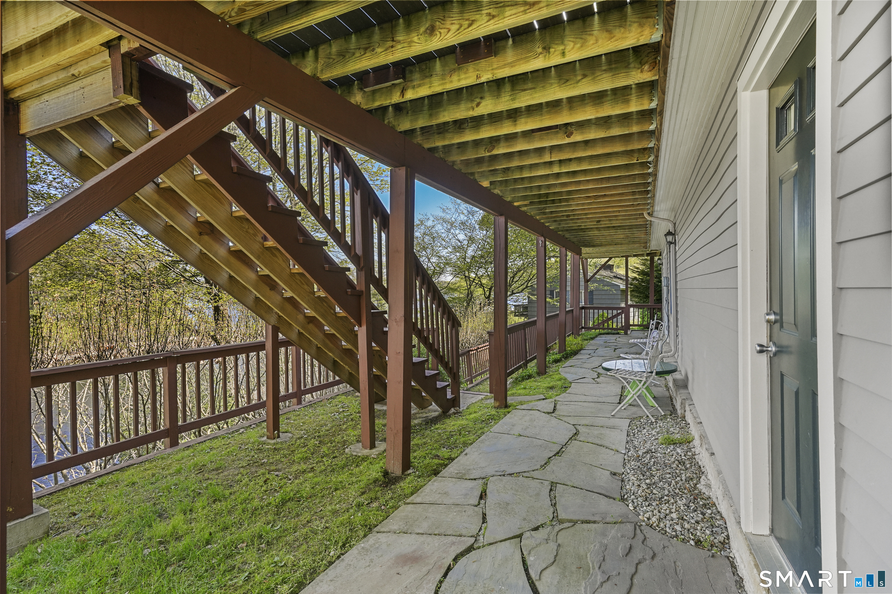 83 Wood Creek Road New Fairfield, CT 06812 - Photo 31 of 40 Patio area under the deck