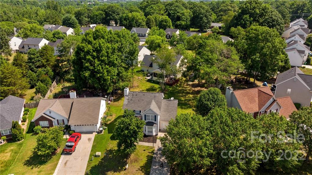 8821 Cameron Spring Road Charlotte, NC 28214 - Photo 38 of 40 an aerial view of house with yard
