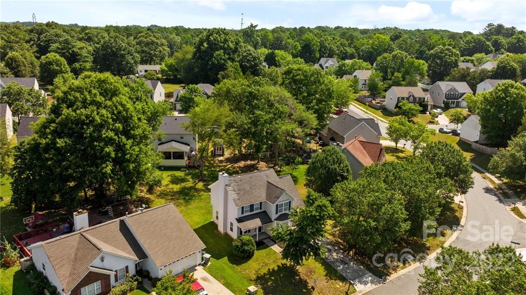 8821 Cameron Spring Road Charlotte, NC 28214 - Photo 39 of 40 an aerial view of a house with a yard