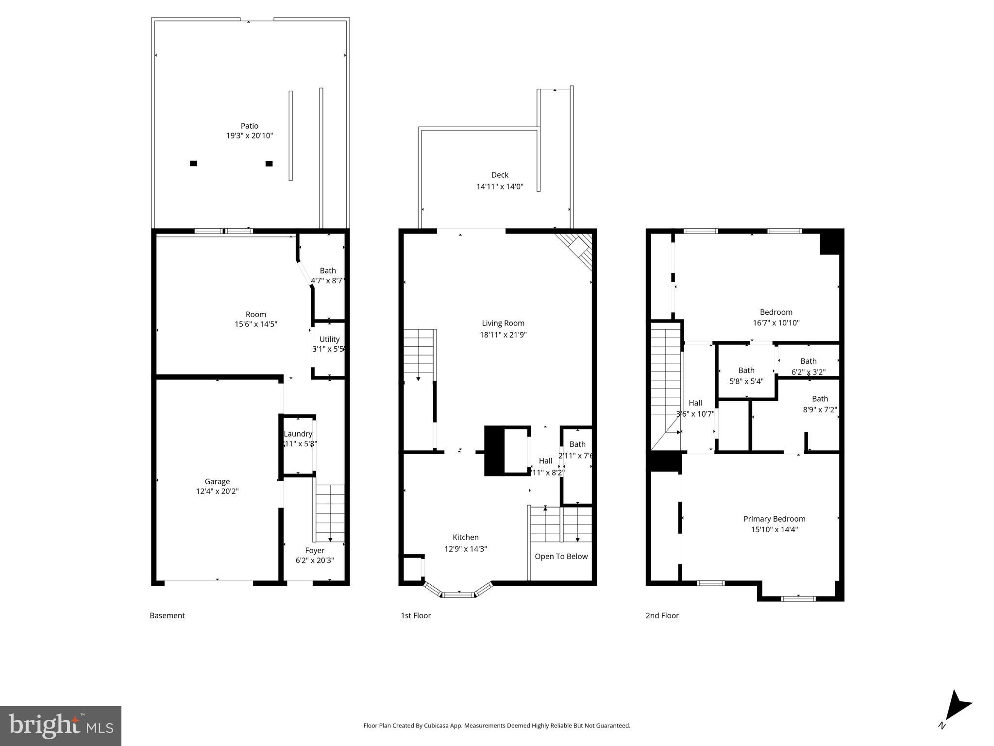 3733 Roxbury Lane Alexandria, VA 22309 - Photo 34 of 37 a picture of a floor plan