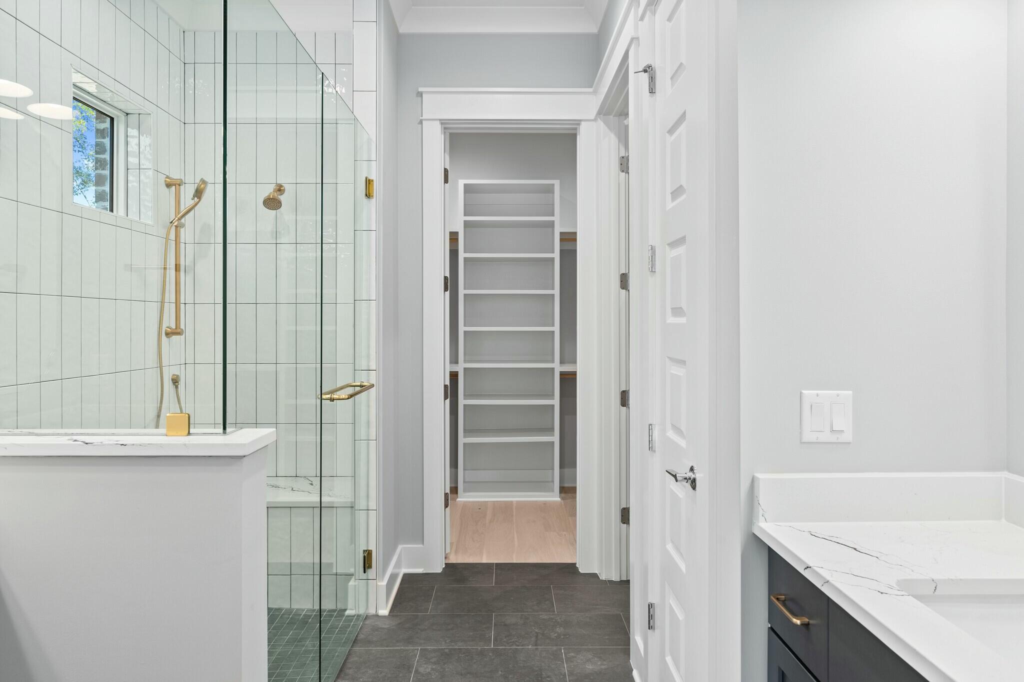 73 Sparkle Street Freeport, FL 32439 - Photo 21 of 27 a bathroom with a shower and a sink