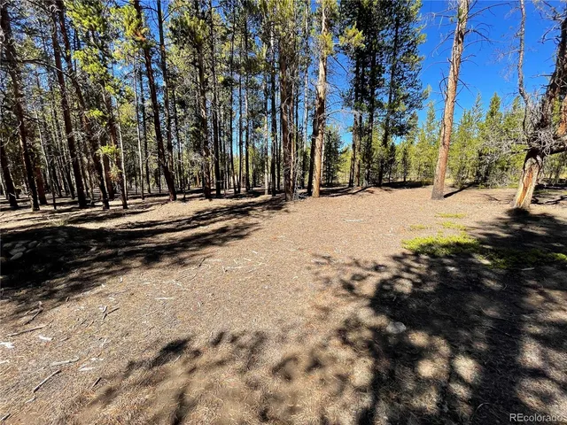 a view of road with trees