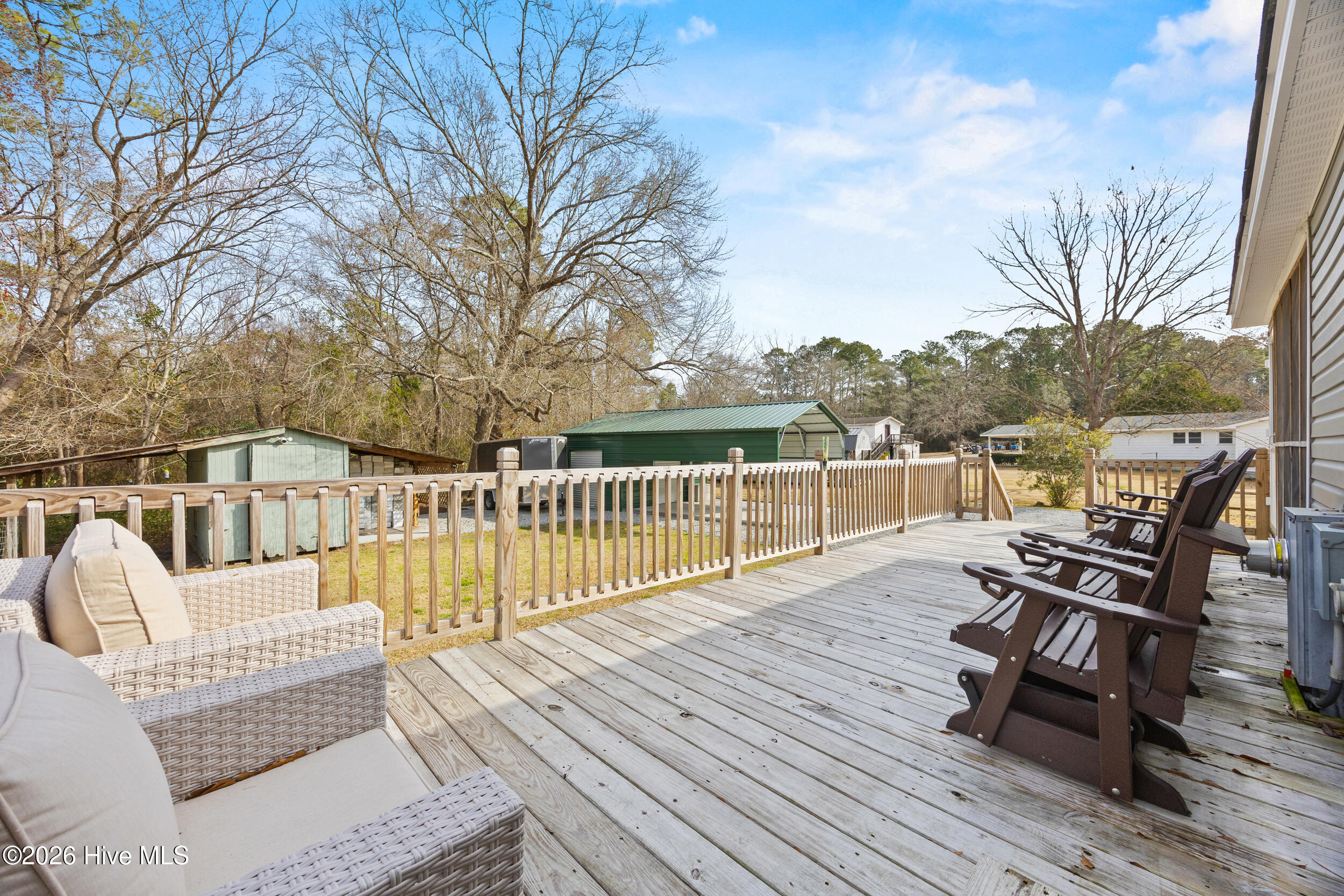 1772 Maco Road Northeast Leland, NC 28451 - Photo 28 of 43 Large Back Deck