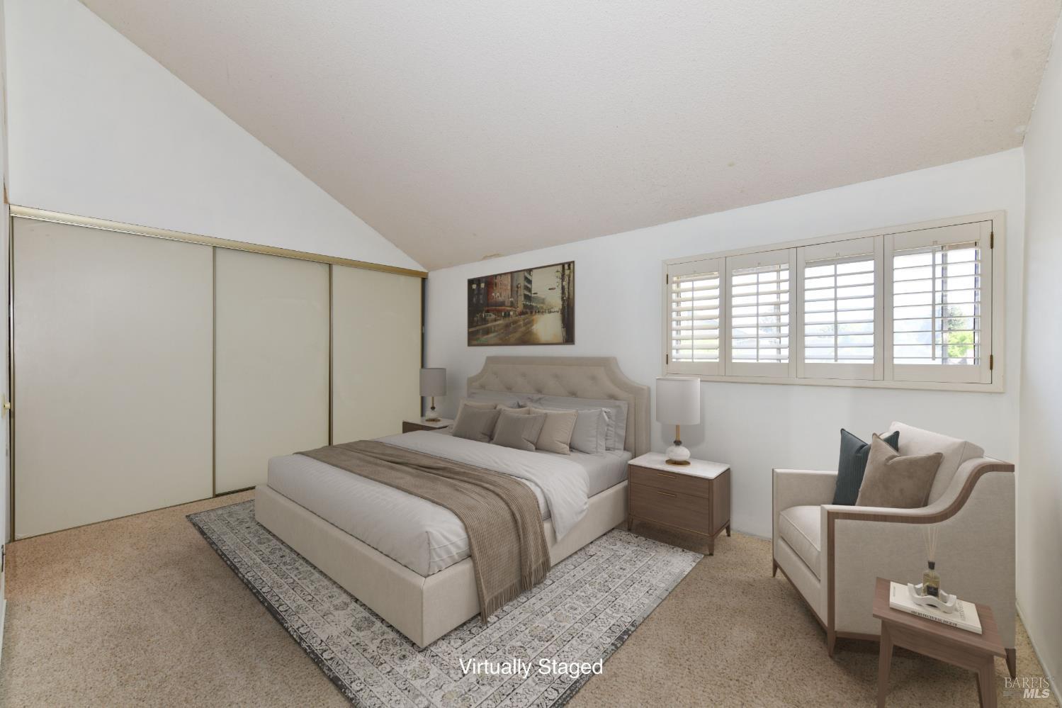3007 Loma Court Santa Rosa, CA 95405 - Photo 18 of 43 Primary bedroom with 3 very large closets. There is also a linen closet.