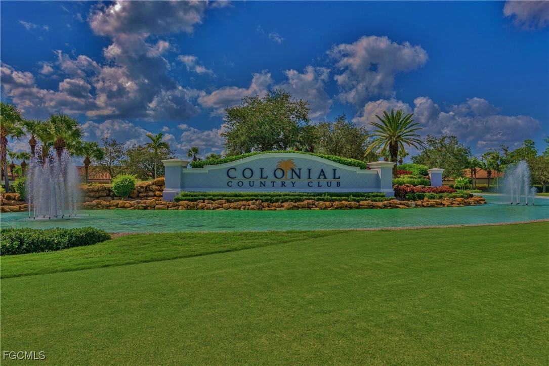9631 Hemingway Lane, Unit 3610 Fort Myers, FL 33913 - Photo 15 of 21 a front view of a house with garden