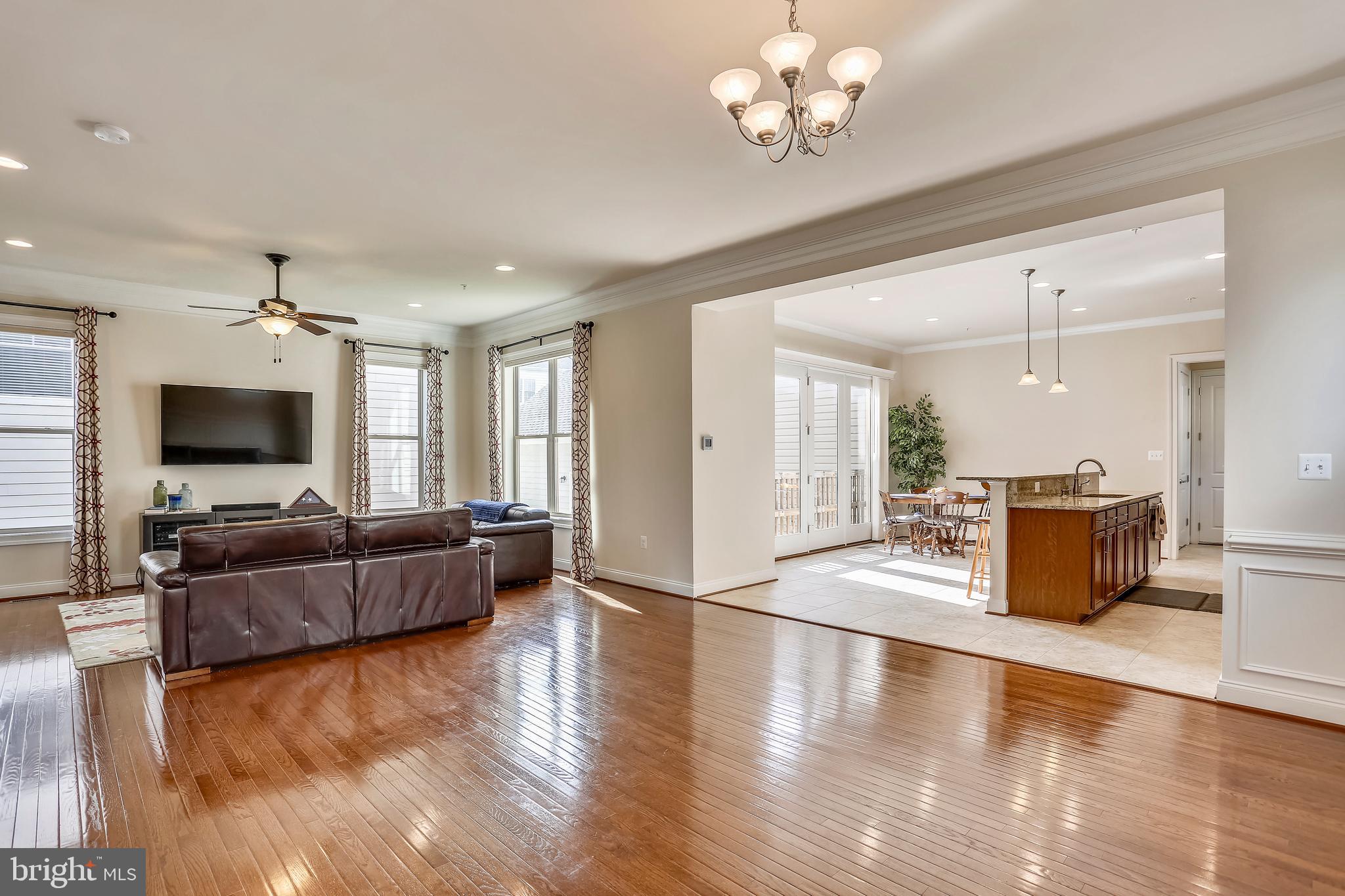 13618 Alderton Road Silver Spring, MD 20906 - Photo 56 of 57 Open Floor Plan (from view of dining room)
