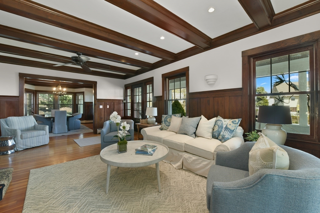 21 Beacon Road Hull, MA 02045 - Photo 10 of 40 a living room with furniture and a large window