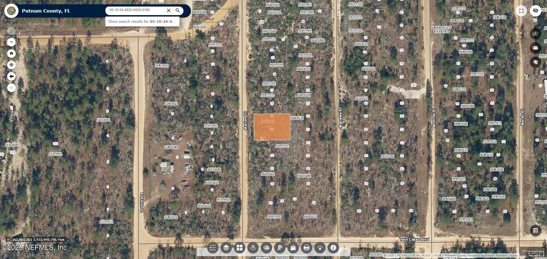 206 Marion Trail Interlachen, FL 32148 - Photo 6 of 12 a view of a glass door