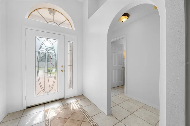 a view of an entryway door