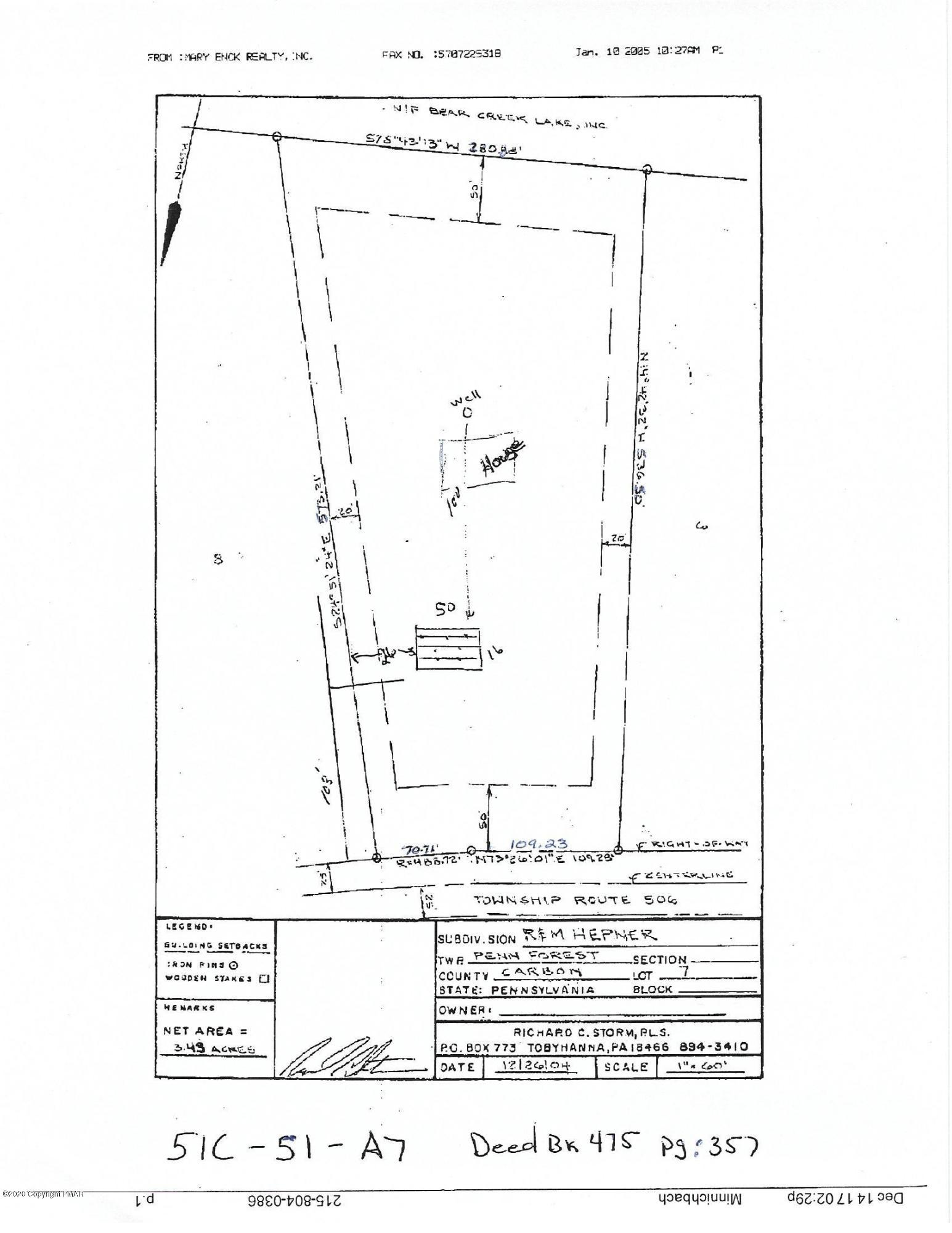 A7 Behrens Road Jim Thorpe, PA 18229 - Photo 1 of 1 Minnichbach Survey