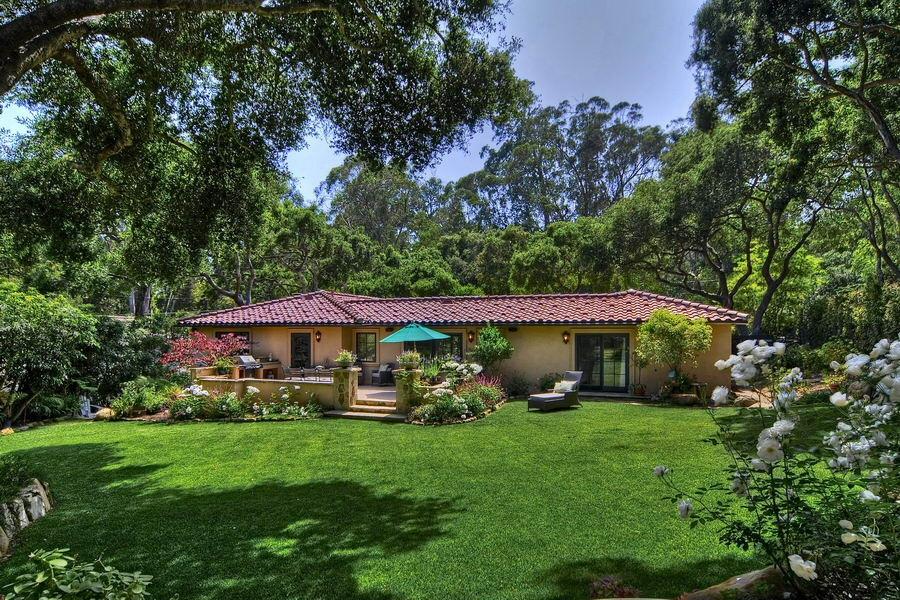 908 El Rancho Road Santa Barbara, CA 93108 - Photo 9 of 9 a view of a house with a yard and sitting area