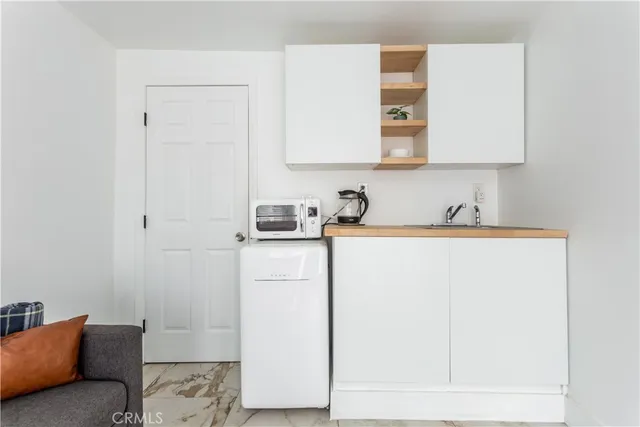 a room with storage and utility