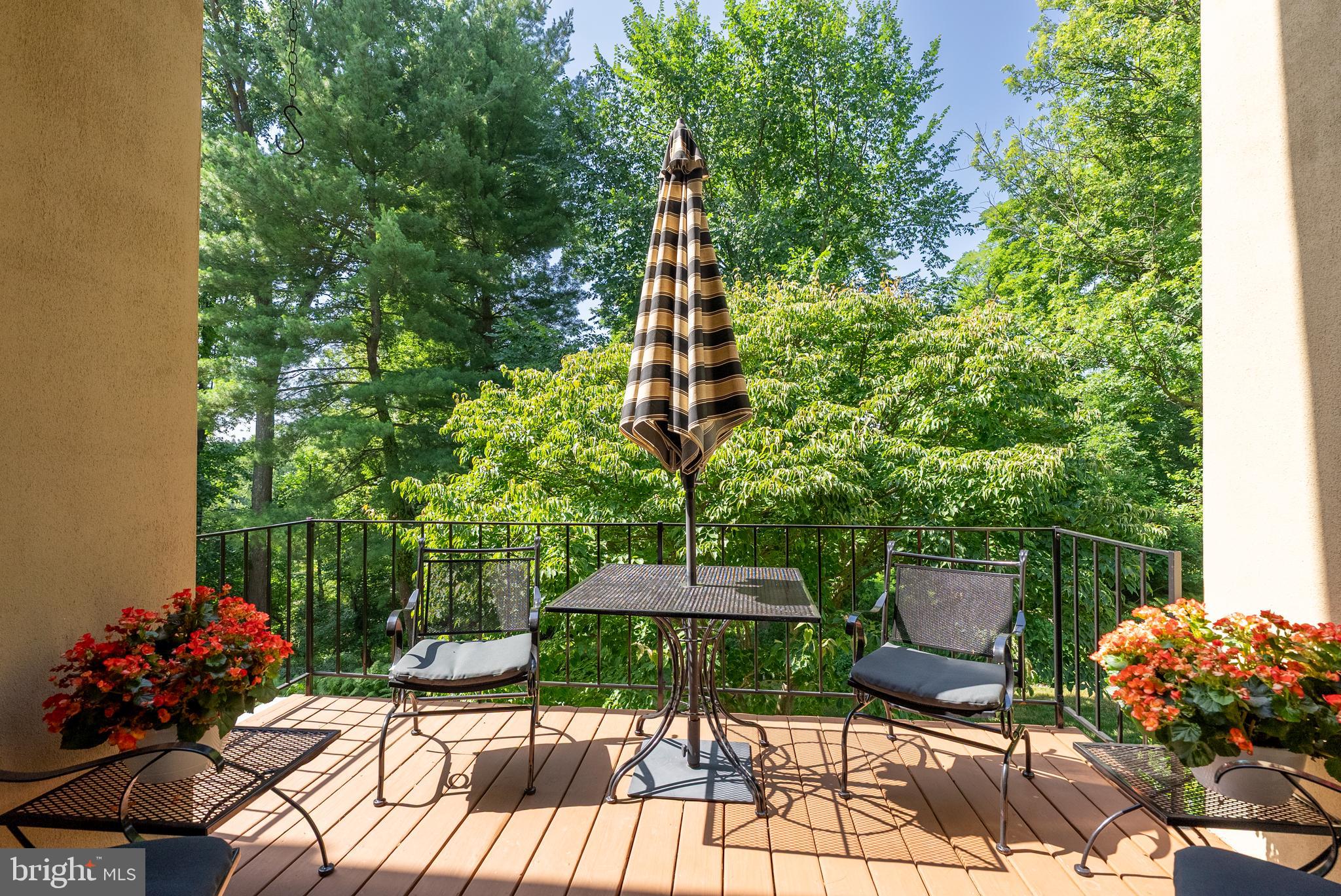 8001 Strauff Road, Unit 19 Baltimore, MD 21204 - Photo 14 of 54 Deck Off of Dining Room