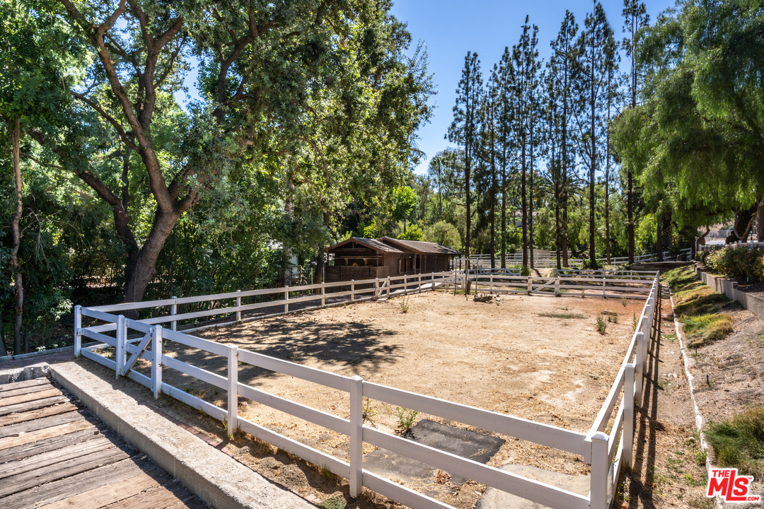 24878 Long Valley Road Hidden Hills, CA 91302 - Photo 6 of 54 a view of a backyard with sitting area