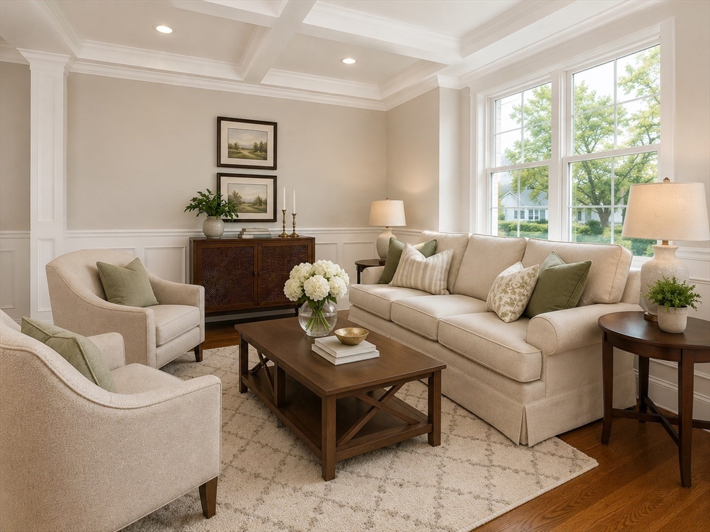 35 Hanson Road, Unit 35 Newton, MA 02459 - Photo 6 of 13 a living room with furniture and a large window