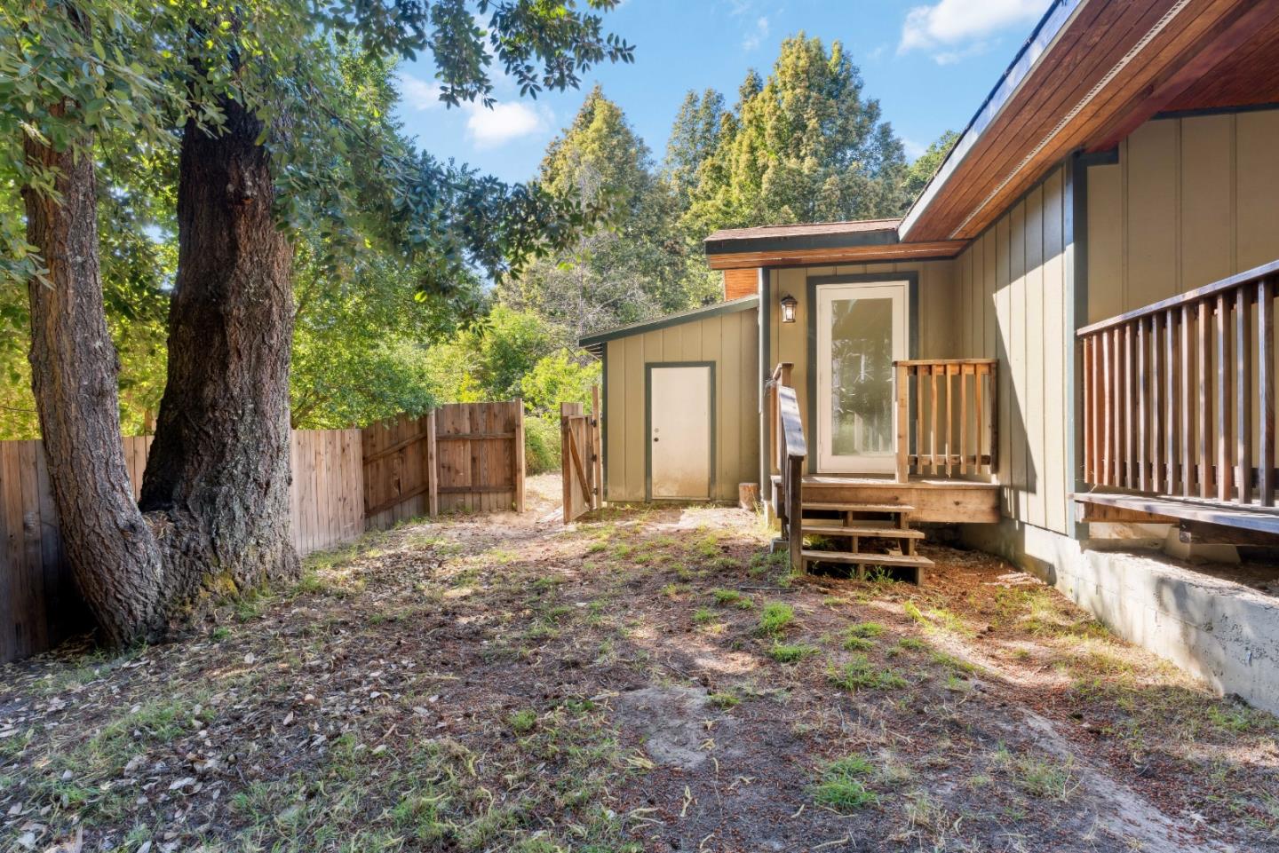 1850 Pine Flat Road Santa Cruz, CA 95060 - Photo 49 of 62 a view of outdoor space with deck and furniture