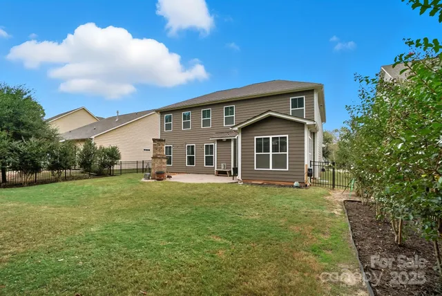 a view of a park with slide