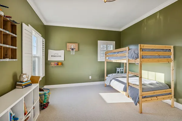 a room with gym equipment