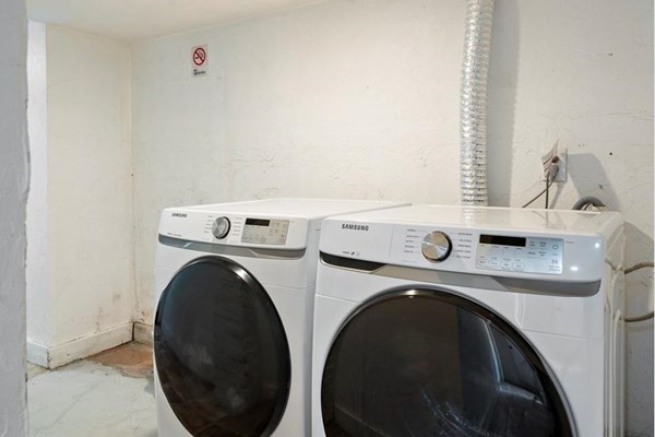264 Webster Street, Unit 3A Boston, MA 02128 - Photo 19 of 22 a utility room with dryer and washer