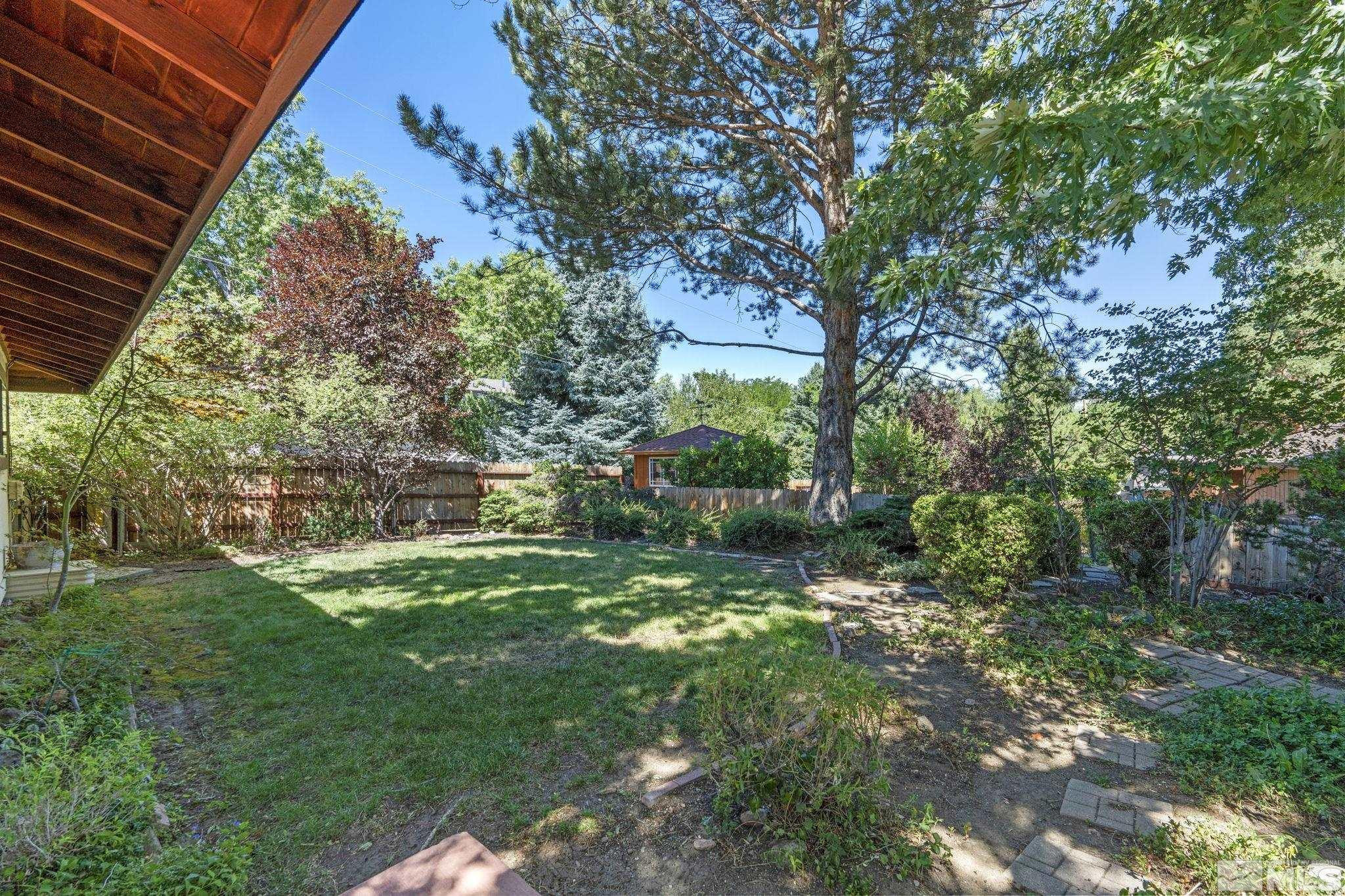 1575 Webster Way Reno, NV 89509 - Photo 34 of 40 a backyard of a house with lots of green space