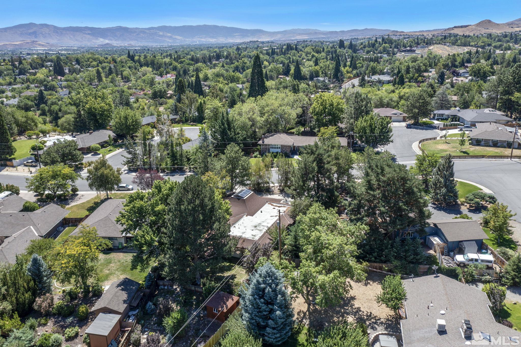 1575 Webster Way Reno, NV 89509 - Photo 39 of 40 an aerial view of a city with lots of residential buildings