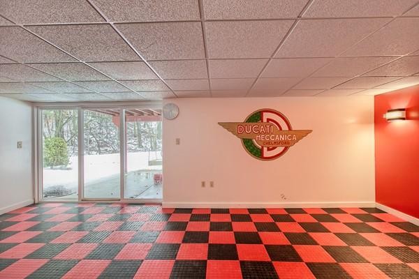 75 Mill Road Chelmsford, MA 01824 - Photo 15 of 17 a view of a livingroom with a black and white checkered floor
