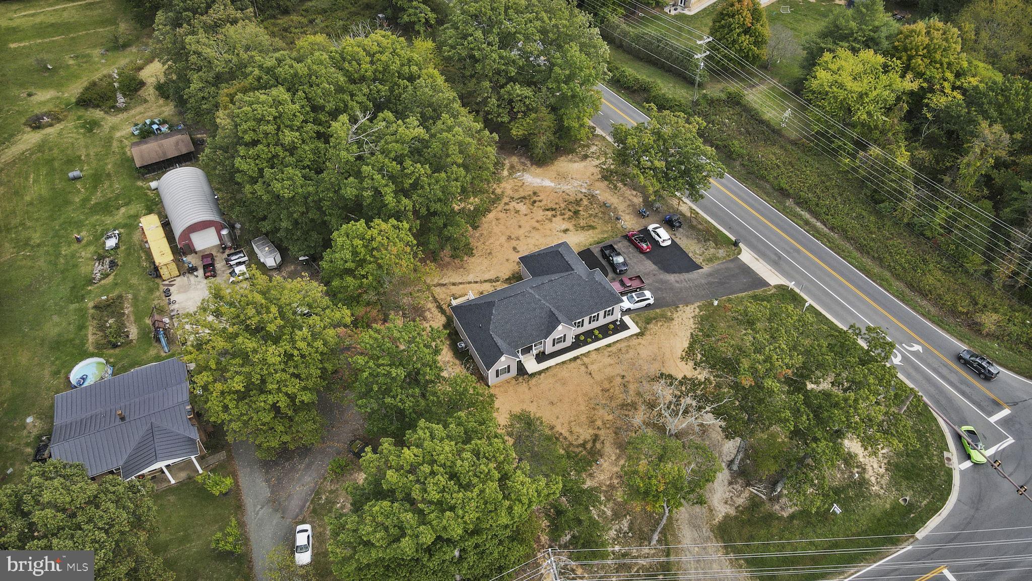7946 Rogues Road Catlett, VA 20119 - Photo 40 of 50 an aerial view of house with yard