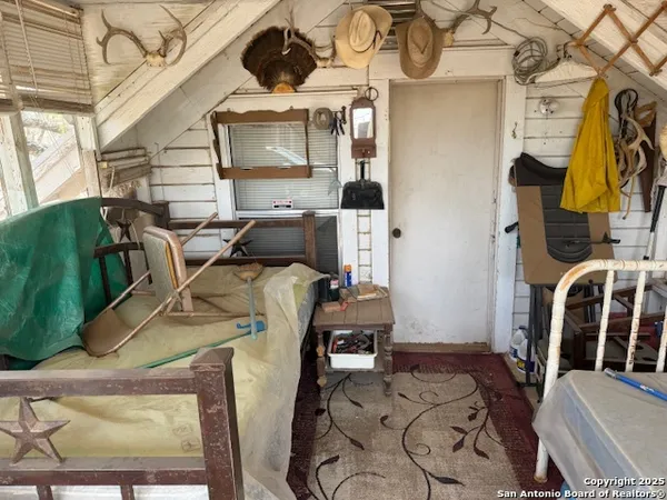 a backyard of a house