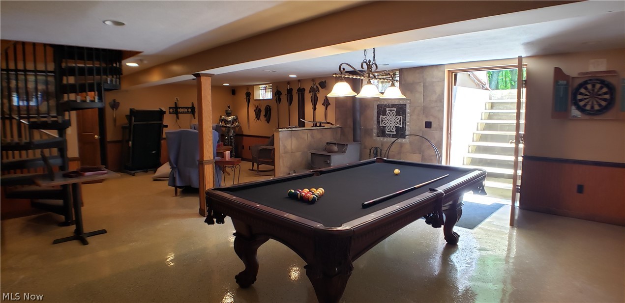 764 Center Road New Franklin, OH 44319 - Photo 23 of 34 Walk-out entertainment area with full bath