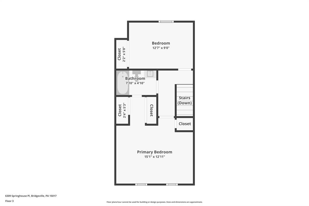 6309 Spring House Place Bridgeville, PA 15017 - Photo 47 of 49 Upper Level