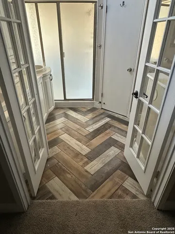 a view of an entryway