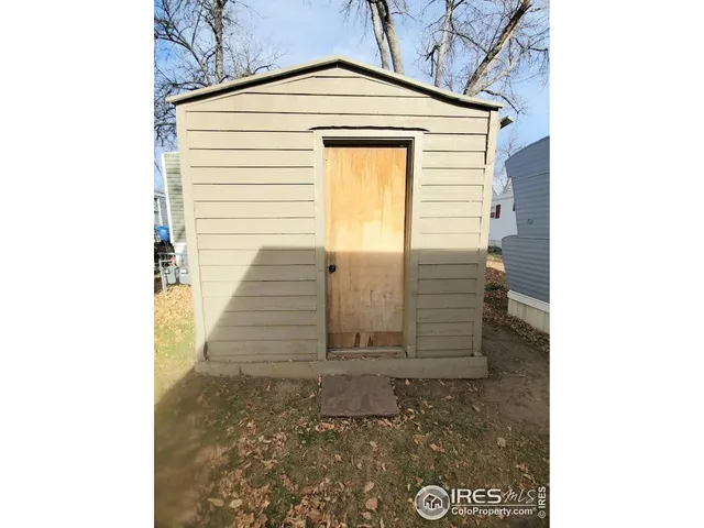 a backyard of a house