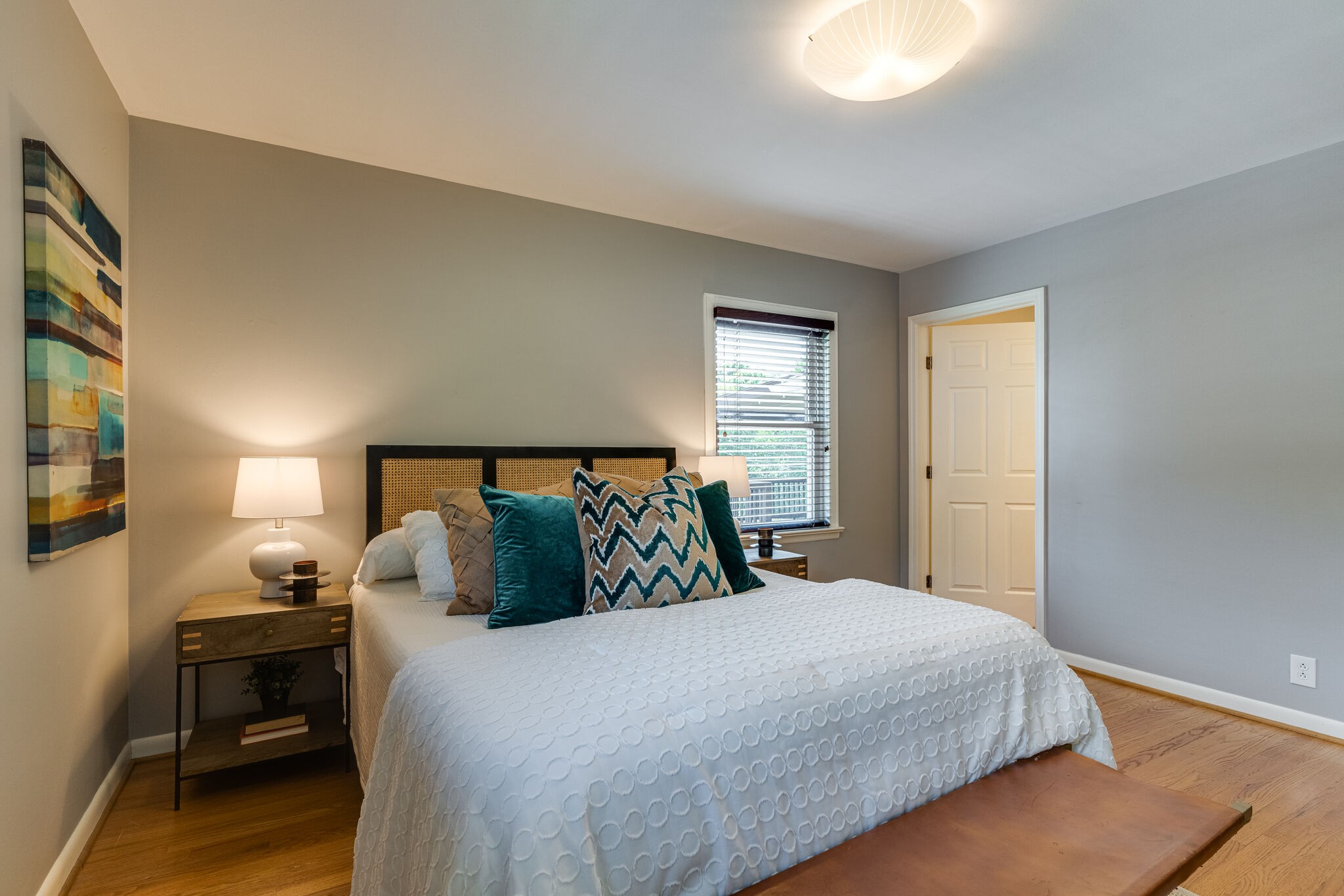 3512 Pleasant Valley Road Nashville, TN 37204 - Photo 19 of 40 a bedroom with a bed and window