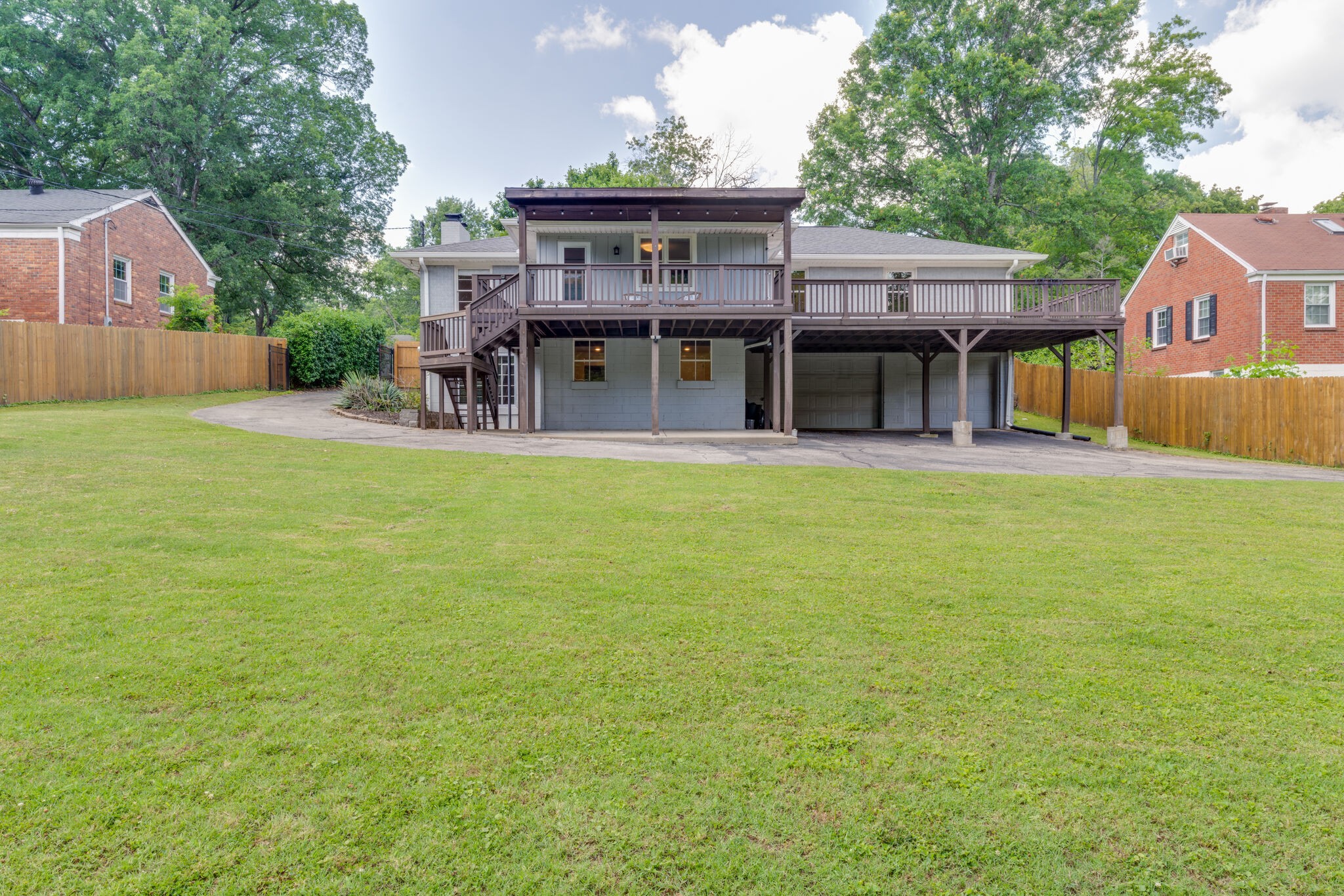 3512 Pleasant Valley Road Nashville, TN 37204 - Photo 36 of 40 an aerial view of a house with swimming pool garden and patio