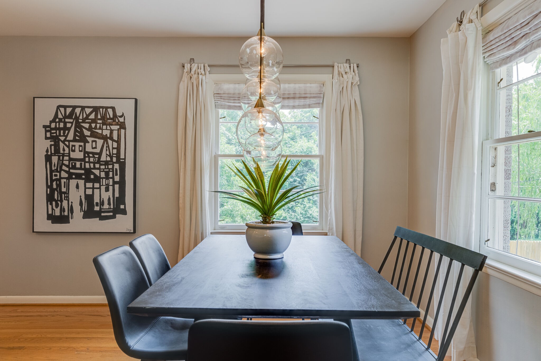 3512 Pleasant Valley Road Nashville, TN 37204 - Photo 8 of 40 a view of a dining room with furniture window and wooden floor