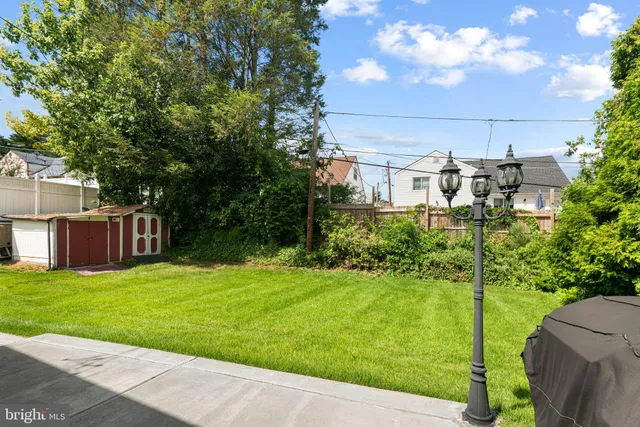 a view of a patio in front of house