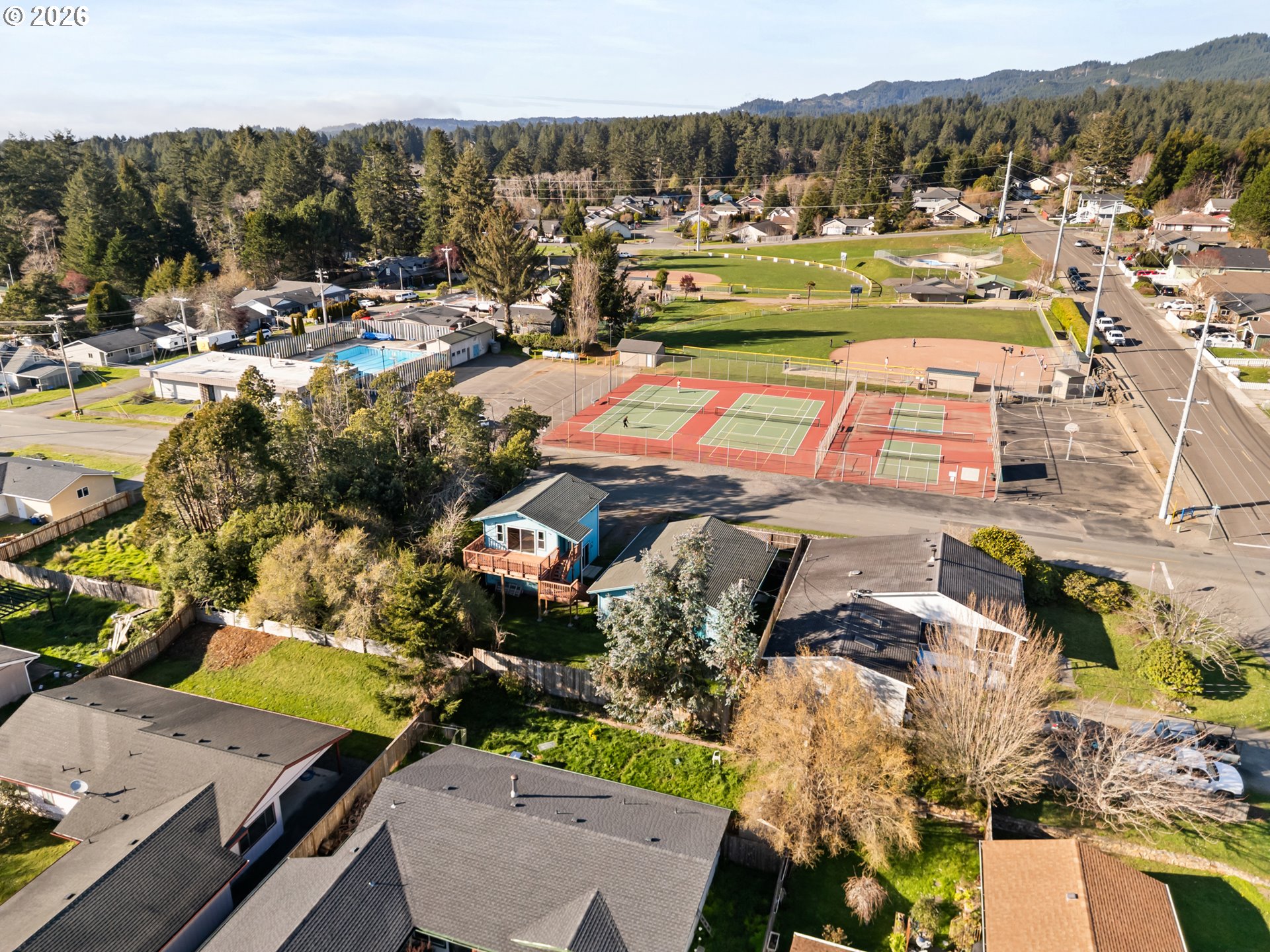 1115 Ransom Avenue Brookings, OR 97415 - Photo 28 of 32 an aerial view of a city